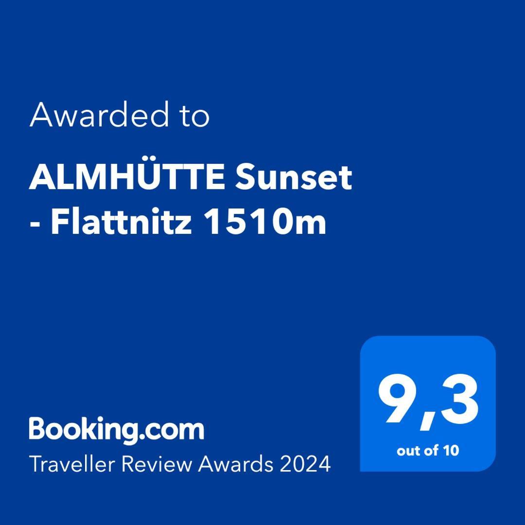 Almhuette Sunset - Flattnitz 1510M Villa Dış mekan fotoğraf
